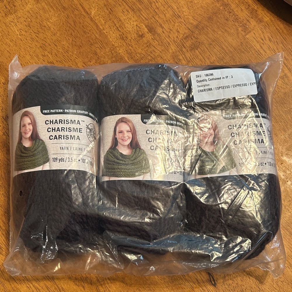 Charisma Yarn in Espresso by Loops and Threads